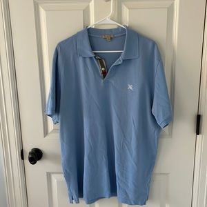 Burberry Men's Baby Blue Polo (Size XXL)